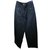 Chanel Pants, leggings Black Cotton  ref.47090