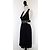Abito Faust Nero in Viscosa con Scollo Halter e Perle - vista 3