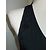 Abito Faust Nero in Viscosa con Scollo Halter e Perle - vista 9