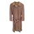 Burberry Vintage Coat Light brown Wool Fur  ref.47198
