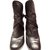 Alaïa Ankle Boots Black Leather  ref.47268