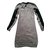 Maje Dresses Grey Wool Lambskin  ref.47369