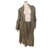 Chanel Skirt suit Golden Linen  ref.47403