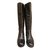 Robert Clergerie Boots Black Leather  ref.47413