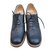 Colisee De Sacha Lace ups Preto Couro  ref.47496