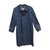 Burberry Men Coats Outerwear Navy blue Cotton Polyester  ref.47502