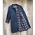 Impermeabile Burberry City Mac Blu Navy Cotone - vista 5