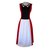 Love Moschino Dresses Black White Red Cotton Elastane  ref.47555