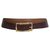 Hermès Cinturon de bambu Burdeos Cuero  ref.47599