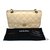 Timeless Chanel Bolsas Bege Couro  ref.47657