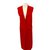 Hermès Abrigo largo sin mangas Roja Algodón  ref.47661