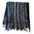Missoni Scarf varyiing degrees of blue with silver thread Acrylic  ref.47662