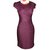Christian Dior Dress Dark red Viscose Polyamide  ref.47667