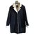 Swildens Cappotto Nero Cotone Poliestere Viscosa