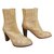 Chloé Ankle Boots Beige Leather  ref.47769