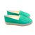 Chanel Espadrilles Green Leather  ref.47970