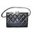Chanel Bag box minaudière Black Leather Metal  ref.48147