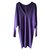 Balenciaga Robe large couleur Parme en cachemire Violet  ref.48254