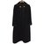 Hermès Vintage cape Black Wool  ref.48361