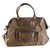 Longchamp Borse Beige Pelle verniciata  ref.48460