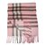 Burberry Scarf Pink Cashmere Wool  ref.48462