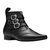 Underground Ankle Boots Black Leather  ref.48615