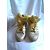 Jeremy Scott Pour Adidas sandali D'oro Giallo - vista 3