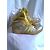 Jeremy Scott Pour Adidas sandali D'oro Giallo - vista 4