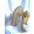 Jeremy Scott Pour Adidas sandali D'oro Giallo - vista 5