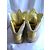 Jeremy Scott Pour Adidas sandali D'oro Giallo - vista 6