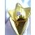 Jeremy Scott Pour Adidas sandali D'oro Giallo - vista 7