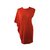 Balenciaga Kleider Rot Wolle  ref.48674