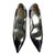 Balenciaga Heels Black Silvery Patent leather  ref.48678