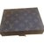 Louis Vuitton Pretty jewelry box Dark brown Cloth  ref.48753