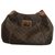 Louis Vuitton Galliera GM Brown Leather Cloth  ref.48769