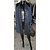 Andrew GN Cappotto Nero Blu navy - vista 4