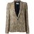 Magnificent Saint Laurent Metallic Jacket Dourado  ref.48967