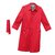 imperméable Burberry Coton Polyester Rouge  ref.49058