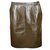 Yves Saint Laurent Skirt Dark brown Leather  ref.49088