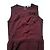 Sandro ärmelloses Kleid bordeaux Polyester Größe 1 - Ansicht 5
