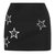 Anthony Vaccarello Falda Negro
