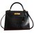 Hermès HERMES Kelly Crocodile Niloticus Ebony Exotic leather  ref.49523