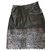 Chanel Skirt Multiple colors Leather Tweed  ref.49627