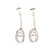 Hermès Earrings Silvery Silver  ref.49753