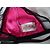 Autre Marque Lala Rose Rosa Seiden-BH mit schwarzer Spitze und Strings Pink - Ansicht 7