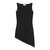 SLEEVELESS DRESS WITH ANGLED ASYMMETRICAL HEM from SAINT LAURENT Black Wool  ref.49964