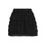 Isabel Marant Fil coupé ruffled metallic skirt Black Polyester  ref.49976