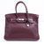 Birkin Hermès Handbag Dark red Leather  ref.36147