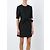 Saint Laurent Schwarzes Bogen Shift Cocktailkleid - Ansicht 3