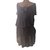 Vanessa Bruno Athe Dress Dark grey Silk  ref.50061
